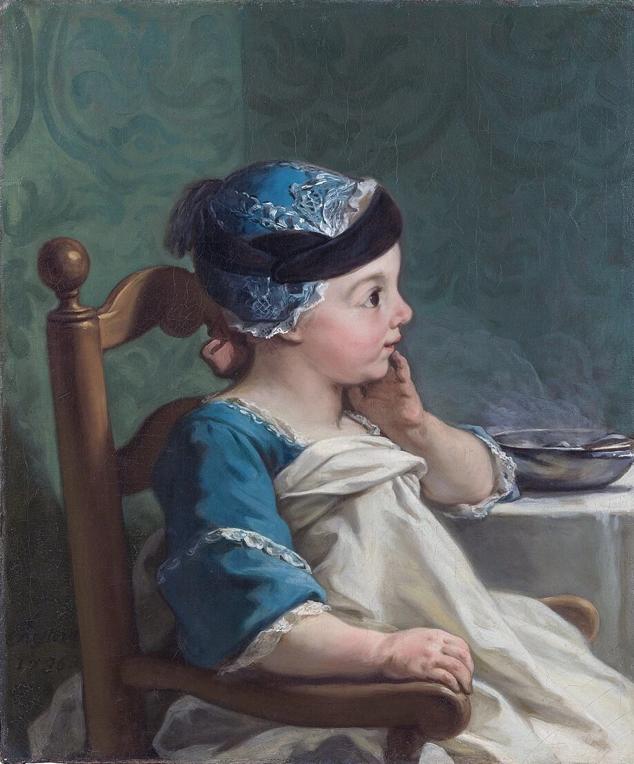Ragazzo su una sedia per bambini - Nationalmuseum, Stoccolma